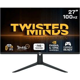 Resim Twısted Mınds 27 TM27FHD100IPS Fhd 100HZ 1ms HDMI VGA IPS Freesync/gsync Çerçevesiz Gamıng Monitör 