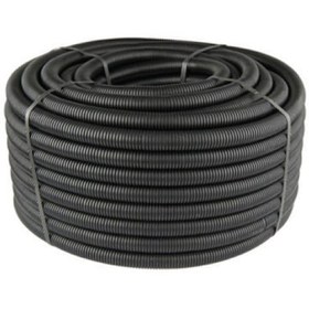 Resim Mutlusan 100 Metre 16 Ø Lik Plastik Spiral Boru Siyah Meks Serisi 
