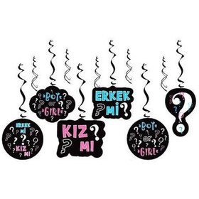 Resim Cinsiyet Belirleme Sarkıt Süs 6 Lı İyah Zemim Diğer 