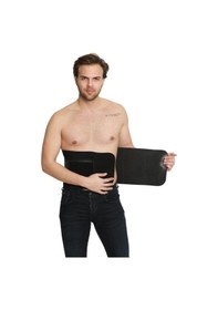 Resim Finetoo Ince Yaşam Termal Kemer Bel Göbek Terleme Kemeri Unisex Siyah 