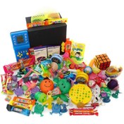 Resim Nostaljik Lezzetler Nostaljik Bakkal Özel Gıda Ve Oyuncak Kutusu Mavi Tetrisli 