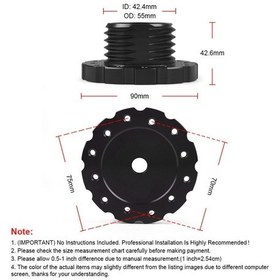 Resim Thrustmaster Txt300 T500ts Direksiyon Adaptörü İçin Oyun Direksiyon Adaptörü Siyah 1703 