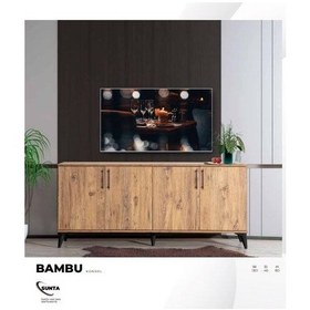 Resim Bambu Konsol Ceviz 