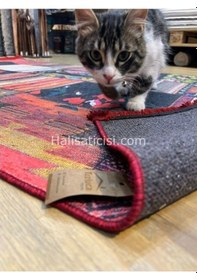 Resim Salerno Çamaşır Makinesinde Yıkanabilir Kilim Halı Hs1004 Çok Renkli 