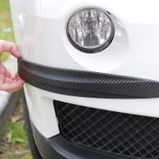 Resim 2 adet Evrensel Çarpışma Koruyucu, Kauçuk Araba Ön ve Arka Köşe Tampon Koruyucu Dudak Çizik Önleyici Şeritler Sticker Araba Ürün Aksesuarları 