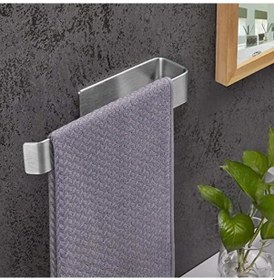 Resim 27 Cm Paslanmaz Çelik Havluluk, Kendinden Yapışkanlı Tasarım 12 Izgara 