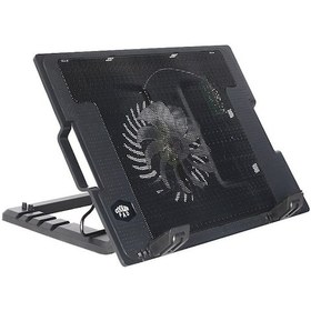 Resim Triline Işıklı Notebook Soğutucu Fan 5 Kademeli Stand Nb339 
