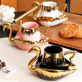 Resim 1 set seramik kahve fincanı tabağı Ev mutfak Yemek odası Kahve fincanı çay kahve süt meyve suyu için uygun açık hava düğün parti hediye doğum günü 