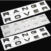 Resim Spor Kırmızı Siyah-3d Araba Ön Kaput Range Rover Amblemi Logo Çıkartmaları Kaput Harfler Range Rover Sport L494 L322 L3 