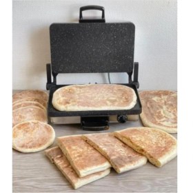 Resim Sevenlex Çok Amaçlı Tost Lahmacun Ekmek Bazlama ve Izgara Makinesi ve Tavası 
