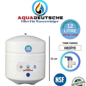 Resim Su Arıtma Cihazı 3.2 Galon 12 Litre Antibakteriyel Çelik Tankı 