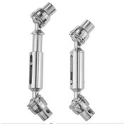 Resim Wenlin Wpl Siyah/gümüş Şaft Rc Metal İçin B16 B1 Araçlar Adet 58-72mm 2 - Wk 