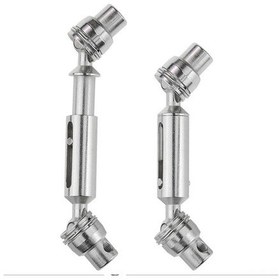 Resim Wenlin Wpl Siyah/gümüş Şaft Rc Metal İçin B16 B1 Araçlar Adet 58-72mm 2 - Wk 