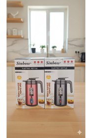 Resim emaar fashion Sinboss 3 Litre Paslanmaz Elektrikli Kettle – Hızlı Su Isıtıcı 
