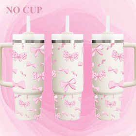 Resim 2'li Set (Susa Yok, Sadece Etiketler) Sevgililer Günü Hediyesi, Doğum Günü Hediyesi Bow Tasarımı ile, 40Oz UV DTF Transfer Etiketleri Libbey Cam Bardaklar için, Mug Etiketleri, DIY Ambalaj Transfer Etiketleri, 16 Oz Cam Bardaklar için Uygun, Su Geçirmez Şişe Etiketleri, Yüksek Kaliteli Yapışkan Etiketler. 