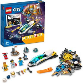 Resim LEGO® City Mars Uzay Aracı Keşif Görevleri 60354 - 6 Yaş ve Üzeri Çocuklar Için Dijital Maceralı Oyuncak Yapım Seti (298 Parça) 