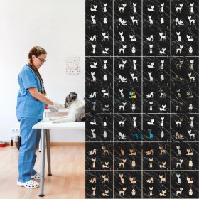 Resim Makta ® Perde Paravan | Lazer Kesim Ahşap Sarkıt Seperatör, 4'lü Panel Levha Seti 