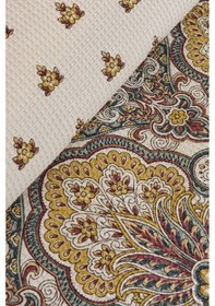 Resim Karaca Home Cherly %100 Pamuk Çift Kişilik Pike Takımı Hardal Hardal 