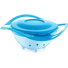 Resim Babyjem Cam Rende + Dökülmeyen Tabak Mavi + Mama Kaşık Çatal Takımı Mavi 