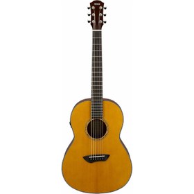 Resim Yamaha CSF-TA TransAcoustic Parlor Elektro Akustik Gitar (Vintage Natural) 