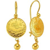 Resim Reşat Altınlı Toplu Küpe 5.25 Gram 22 Ayar Altın 