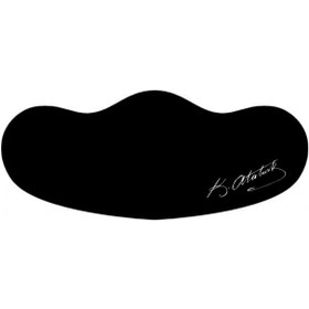 Resim Malinka Atatürk Imzalı Yıkanabilir Bez Kumaş Maske Motosiklet Maskesi 