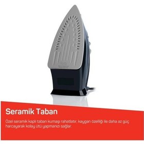 Resim Arzum Felix FL663 Liena 2400 W Otomatik Temizleme Seramik Tabanlı Ütü 