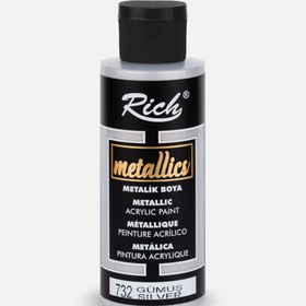 Resim Rich Metalik Boya Gümüş 130 cc 