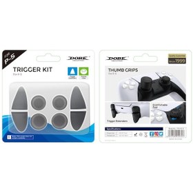 Resim Dobe Ps5 Dualsense Controller Için Trigger Set 8li Tetikleyici 