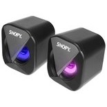 Resim Snopy SN-83U 2.0 Mini Led Işıklı 2Wx2CH Siyah USB Gaming Speaker Hoparlör Snopy SN-83U 2.0 Mini Led Işıklı 2Wx2CH Siyah USB Gaming Speaker Hoparlör