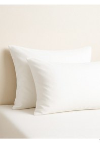 Resim Purecomfort %100 Pamuk 2'li Yastık Kılıfı Seti Beyaz 