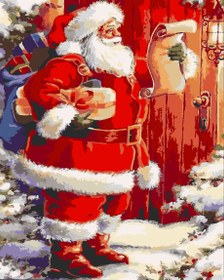 Resim Sayılarla Boyama Seti - Noel Baba - 80x100 