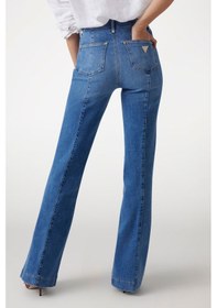 Resim Guess New Faye Skinny Fit Kadın Jean Pantolon W5ga0pd5q01 Mavi 