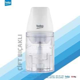 Resim Beko Bkk 1164 Doğrayıcı 550W Cam Hazneli Tek Tuşla Kontrol Özelliği 