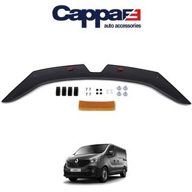 Resim Cappafe Renault Trafic Ön Kaput Koruma Rüzgarlık 4Mm Abs 2014- 