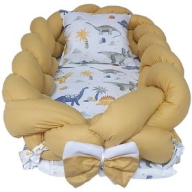 Resim Örgü Babynest Yeşil Standart 