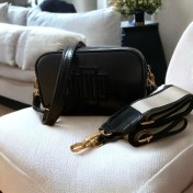 Resim HR Leather Shop Iki Askılı Işlemeli Omuz Çanta 