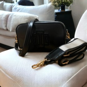 Resim HR Leather Shop Iki Askılı Işlemeli Omuz Çanta 