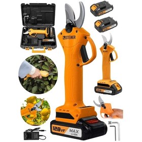 Resim Steiner 128 Vf 10 Ah Çift Akülü Bağ Makası Dal Budama Makası Trnc 