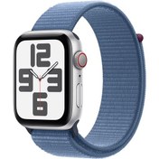 Resim Apple Watch SE 3 GPS + Cellular 44 MM Alüminyum Kasa Spor Loop Akıllı Saat (Apple Türkiye Garantili) 