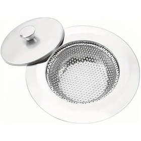 Resim Cordial 1 Adet 304 Paslanmaz Çelik Çift Fonksiyonlu Pas Dirençli Lavabo Filtresi, 11.5 Cm 