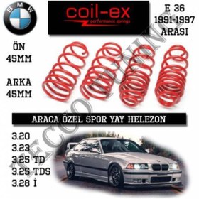 Resim COİL-EX Bmw E36 3.seri 4.5 Cm Spor Helezon Yay 