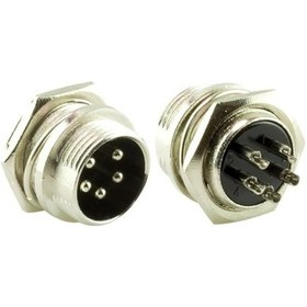 Resim Gx-16 5'Li Erkek Mike Konnektör Mayk 