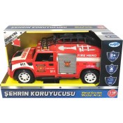 Resim MEGA Şehrin Koruyucusu Sürtmeli Sesli Işikli Itfaiye Aracı 