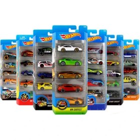 Resim Hot Wheels City Police Pursuit 5 Beşli Araba Setti 