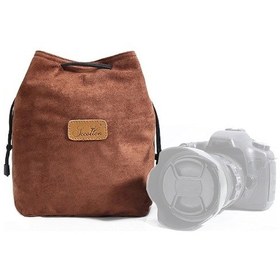 Resim Sccotton Astar Darbeye Dayanıklı Dijital Koruma Taşınabilir Slr Lens Çantası Mikro Tek Kamera Çantası Kare Kahverengi L Diğer Diğer 