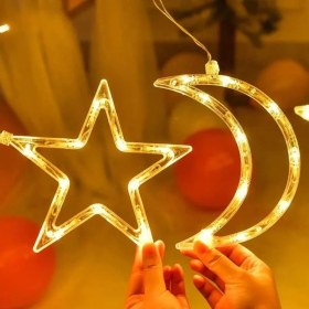 Resim SNA : Dekoratif Saçak Ip Perde LED Işık Aydınlatma Günışığı Dekor Süsleme Yılbaşı Süsü 3 Metre Uzunluk 