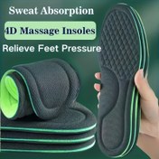 Resim 1 Çift Unisex Spor Tabanlıklar 4D Masaj & Hava Yastığı Teknolojisi ile - Dağ Tırmanışı, Seyahat, Açık Hava Etkinlikleri için Ultra-Yumuşak Ergonomik Tasarım - Şok Emme & Basınç, Kaya Tırmanış Hediyesi, Seyahat Ayak Bakımı, Nem Tutmayan Malzeme 