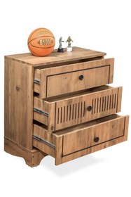 Resim Setay Papatya Genç Odası - 3 Kapılı Dolap, Bazalı Karyola, Masa, Şifonyer - 90x190 