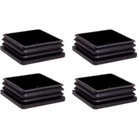 Resim 70X70 Mm Plastik Kare Içe Geçme Profil Tapası Kutu 4 Adet 